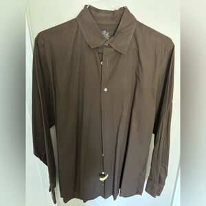 Brown dress shirt